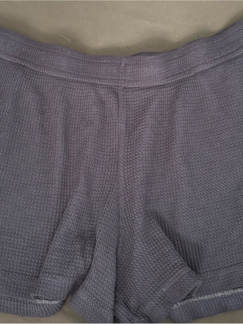 Universal Thread Navy Blue Waffle-Knit Shorts